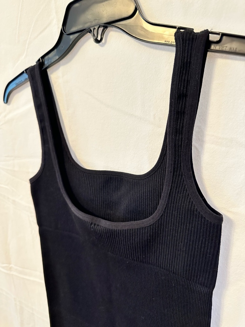 Unitard Black Ribbed Jumpsuit - Picture 3 of 4